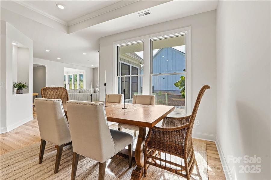 Furnished interior view inside a new home in The Courtyards at Lake Davidson, Mooresville (Image 10).