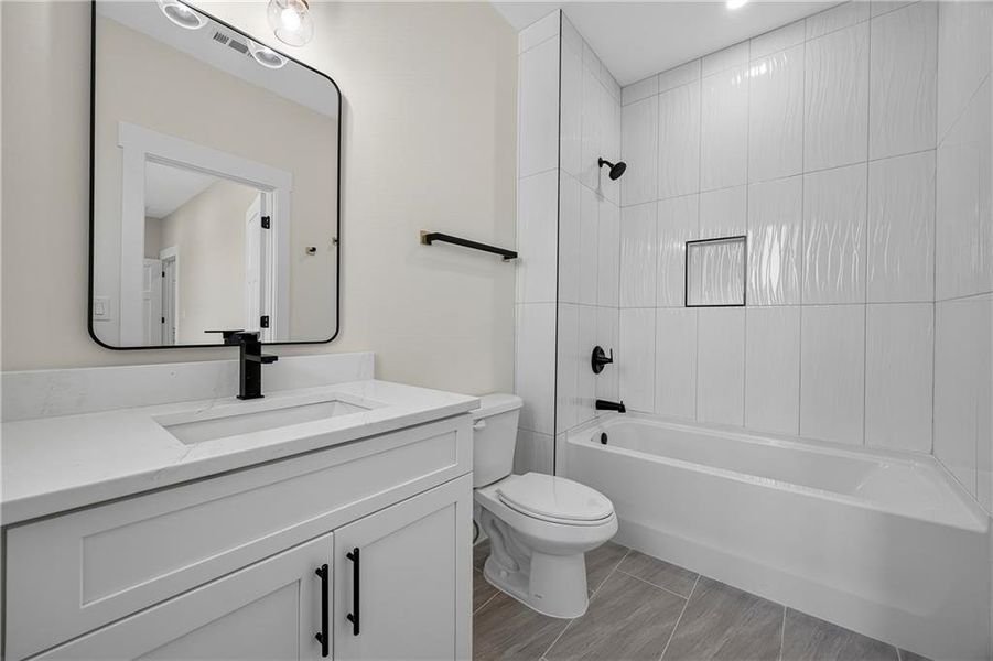 Furnished interior view inside a new home in , Marietta (Image 49).