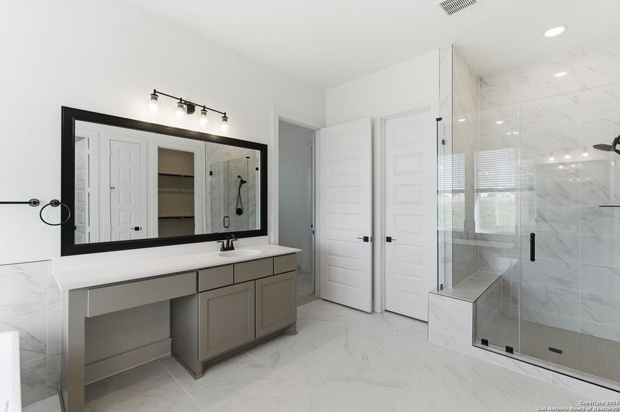 Furnished interior view inside a new home in Sienna Lakes, San Antonio (Image 16).