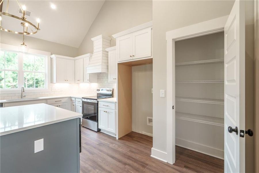 Furnished interior view inside a new home in , Social Circle (Image 5). Furnished interior view inside a new home in , Social Circle (Image 5).