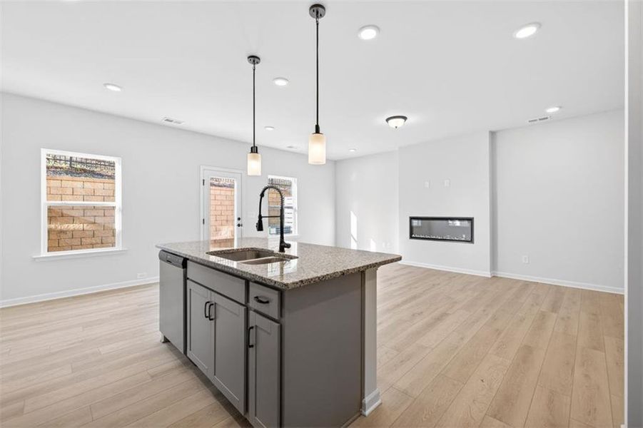 Furnished interior view inside a new home in Sanders Park, Austell (Image 5).