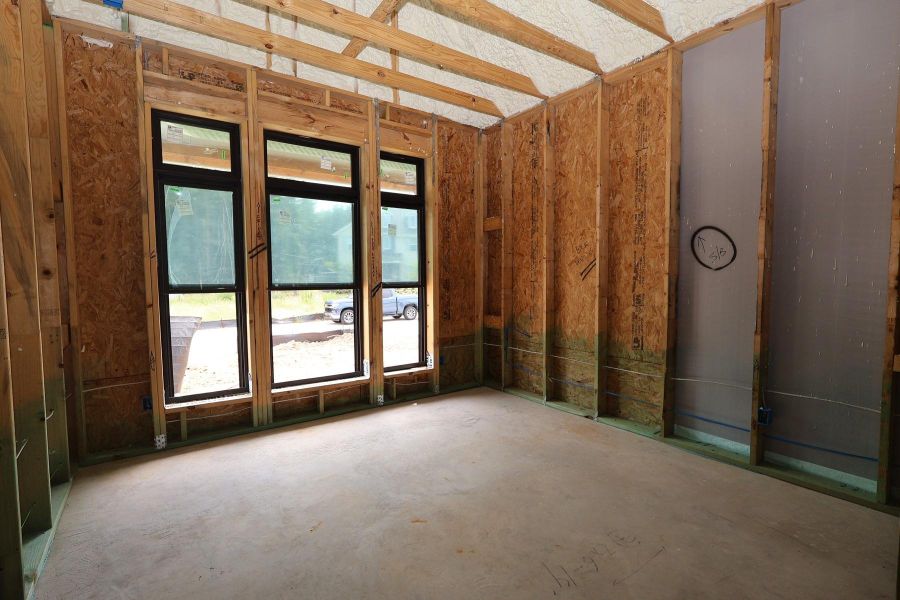 In-progress construction of a new home in ARTAVIA - Parkview Collection, Conroe, TX (Image 10). In-progress construction of a new home in ARTAVIA - Parkview Collection, Conroe, TX (Image 10).