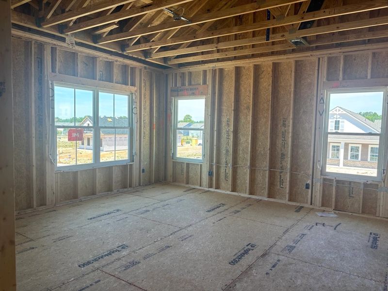 In-progress construction of a new home in The Point, Rolesville, NC (Image 16).