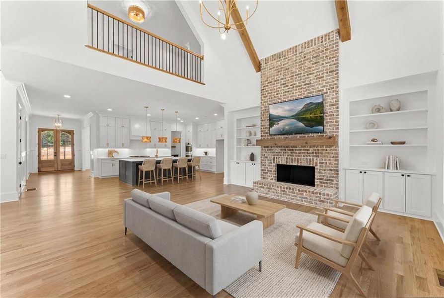Furnished interior view inside a new home in Woodford, Acworth (Image 11).