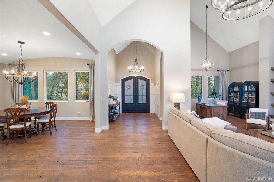 Furnished interior view inside a new home in , Pine (Image 25).