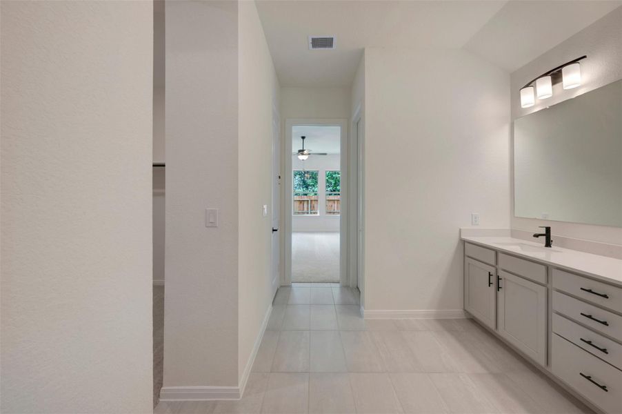 Furnished interior view inside a new home in Escondido - Overlook Collection, Magnolia (Image 10).