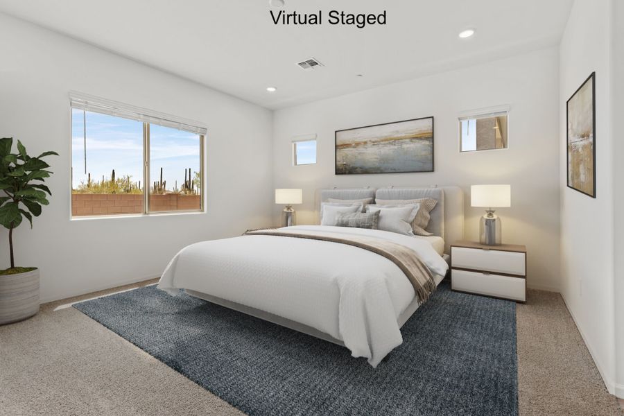 Furnished interior view inside a new home in Saguaro Reserve II, Marana (Image 7).