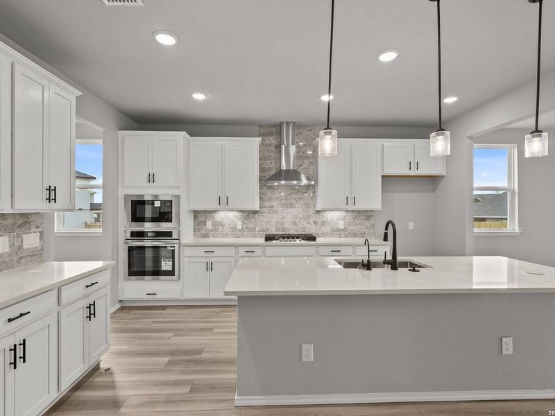 Furnished interior view inside a new home in Horizon Pointe, Converse (Image 9).