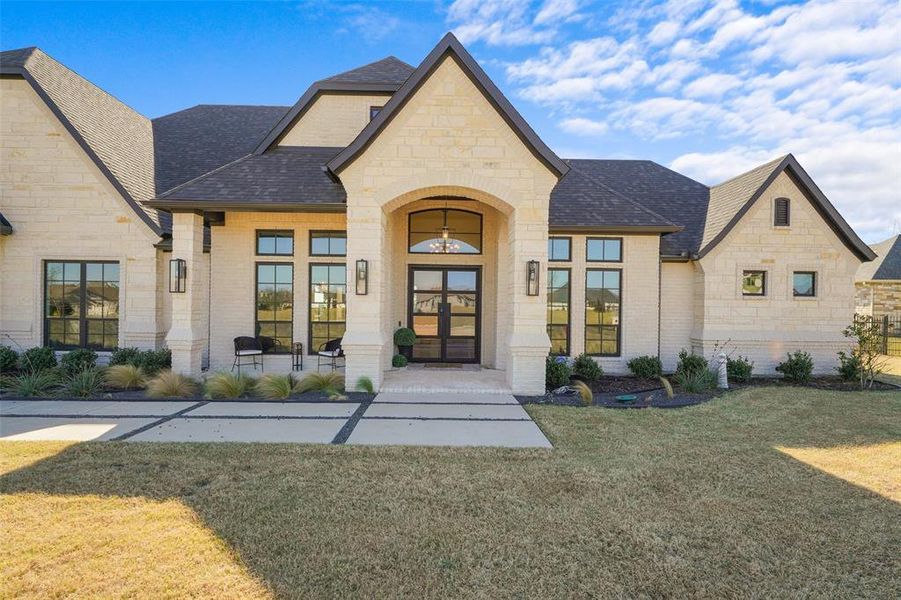 Front exterior of a new home in , Rockwall, TX, highlighting curb appeal (Image 21).