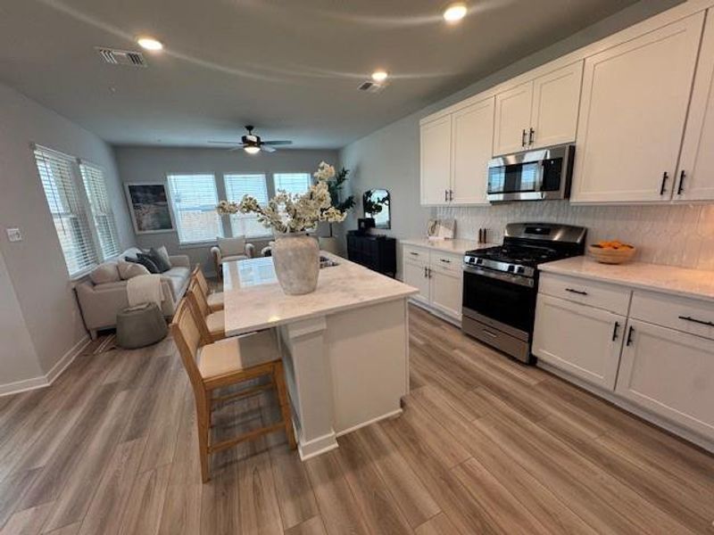 Furnished interior view inside a new home in Park Central, Georgetown (Image 10).