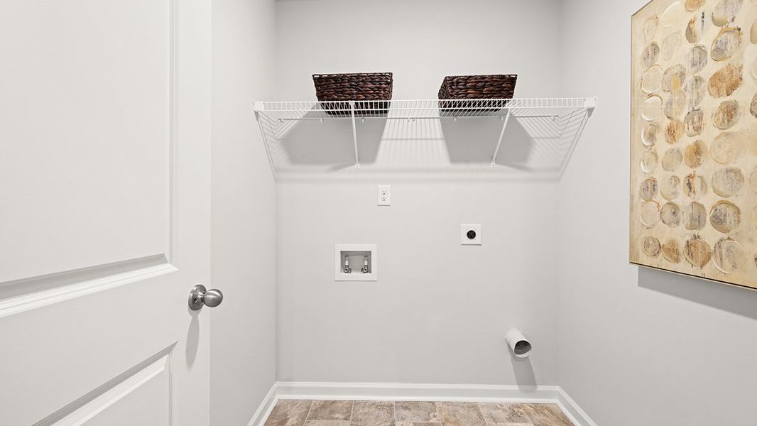 Representative unfurnished interior of a home built from the Cabral by D.R. Horton in Poplar Preserve, Newnan (Image 19).