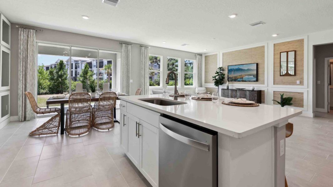 Representative furnished interior of a home built from the CORAL by D.R. Horton in Buchanan Trails, Newberry (Image 8).