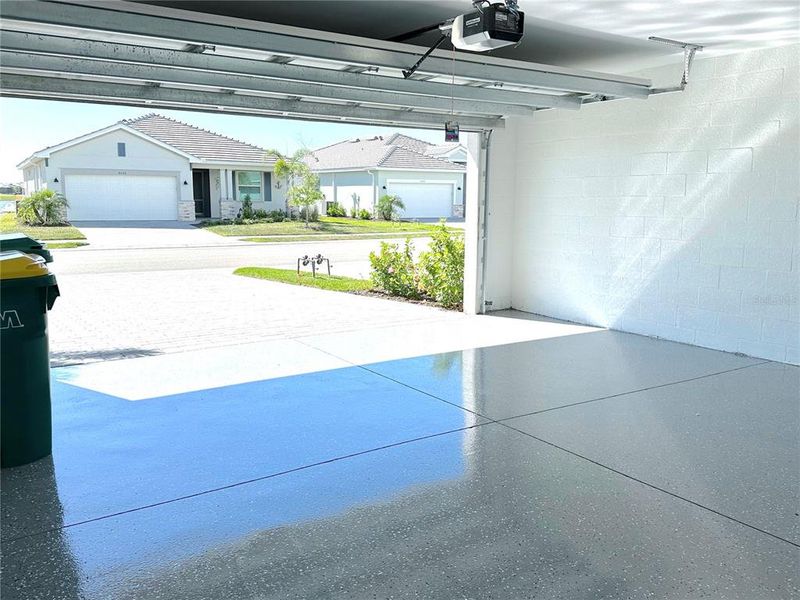 Exterior details and patio area of a home in Palm Lake at Coco Bay, Englewood (Image 4).