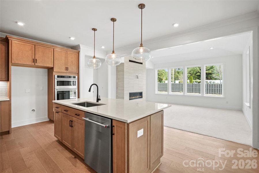 Furnished interior view inside a new home in Parkside Crossing, Charlotte (Image 8).