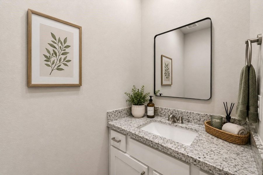 Virtually Staged - Half Bath Virtually Staged - Half Bath
