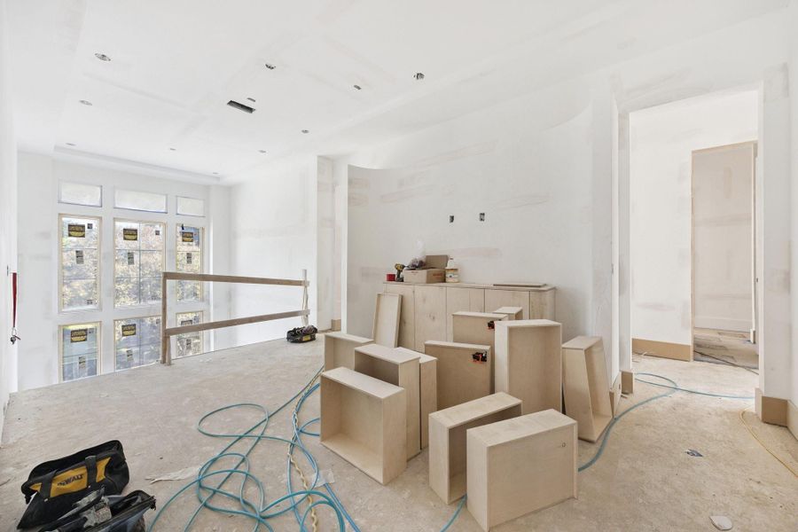 Furnished interior view inside a new home in , Houston (Image 6).