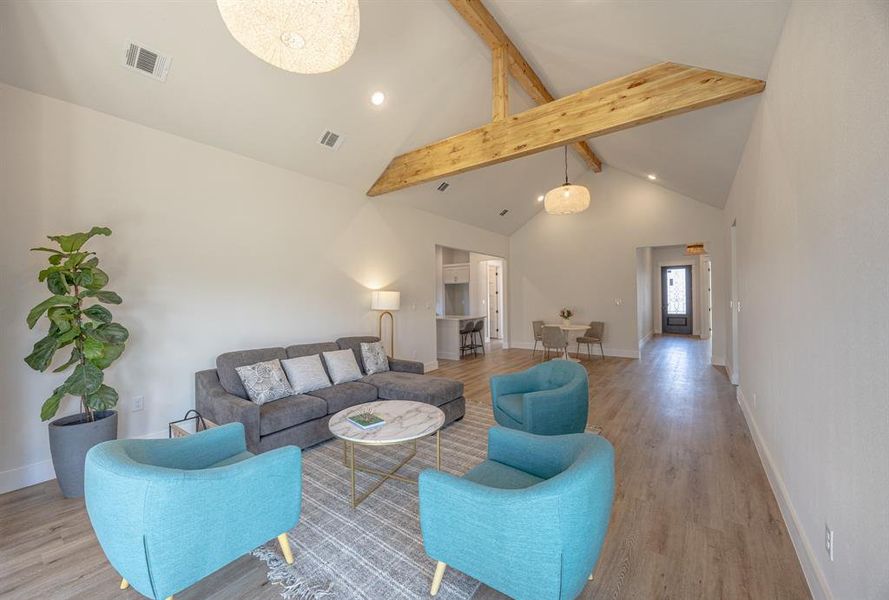 Furnished interior view inside a new home in , Fort Worth (Image 10).