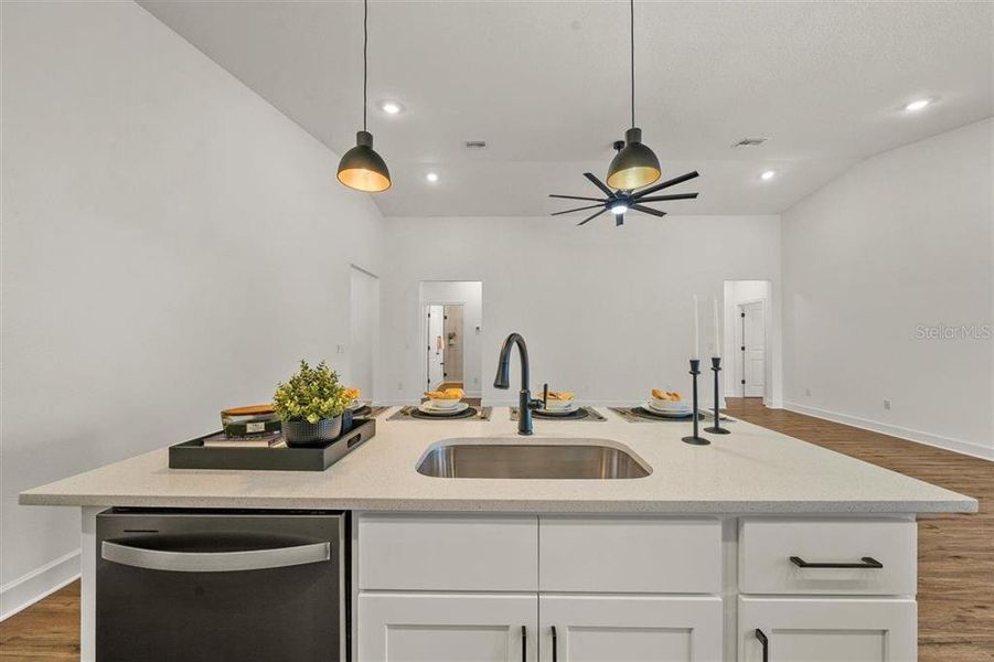 Furnished interior view inside a new home in , Spring Hill (Image 16). Furnished interior view inside a new home in , Spring Hill (Image 16).