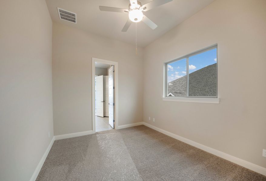 Representative unfurnished interior of a home built from the The Davinci by Whitestone Custom Homes in Johnson Ranch, Bulverde (Image 47).