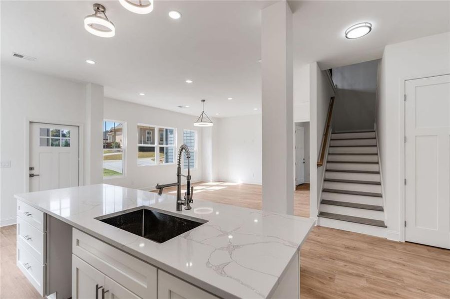 Furnished interior view inside a new home in , Douglasville (Image 18). Furnished interior view inside a new home in , Douglasville (Image 18).