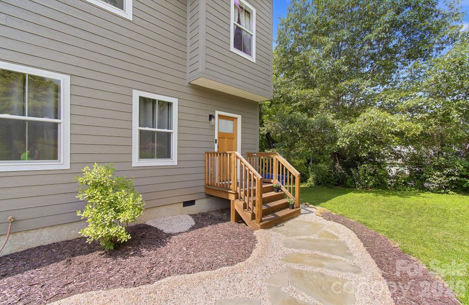 Exterior details and patio area of a home in , Canton (Image 24).