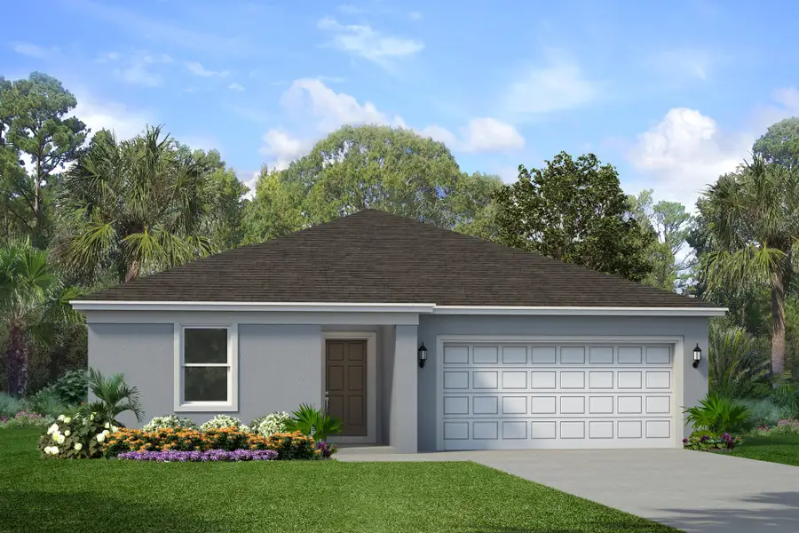 Representative exterior photo of a completed home built from the Journey by Park Square Residential in Leela Reserve, Tavares, FL (Image 1). Representative exterior photo of a completed home built from the Journey by Park Square Residential in Leela Reserve, Tavares, FL (Image 1).