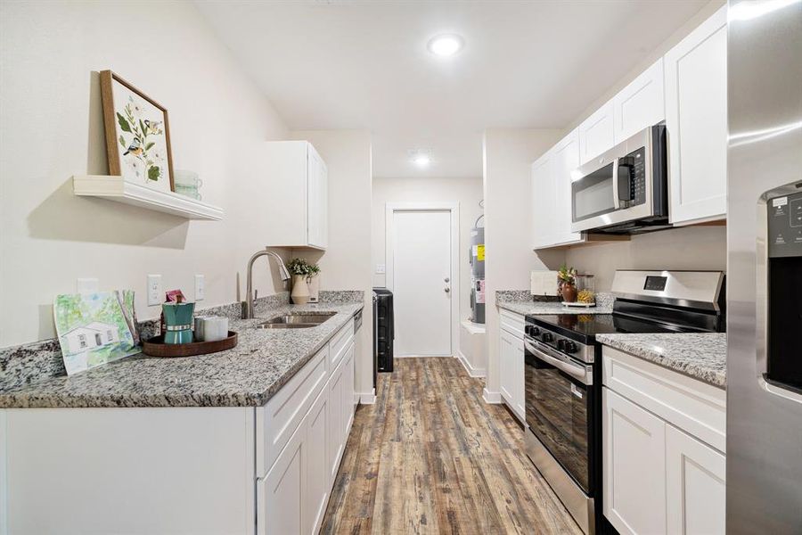 Furnished interior view inside a new home in , Paris (Image 11).