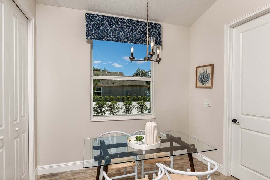 Representative furnished interior of a home built from the Sweetwater by William Ryan Homes in Myers Estates, Seffner (Image 16).