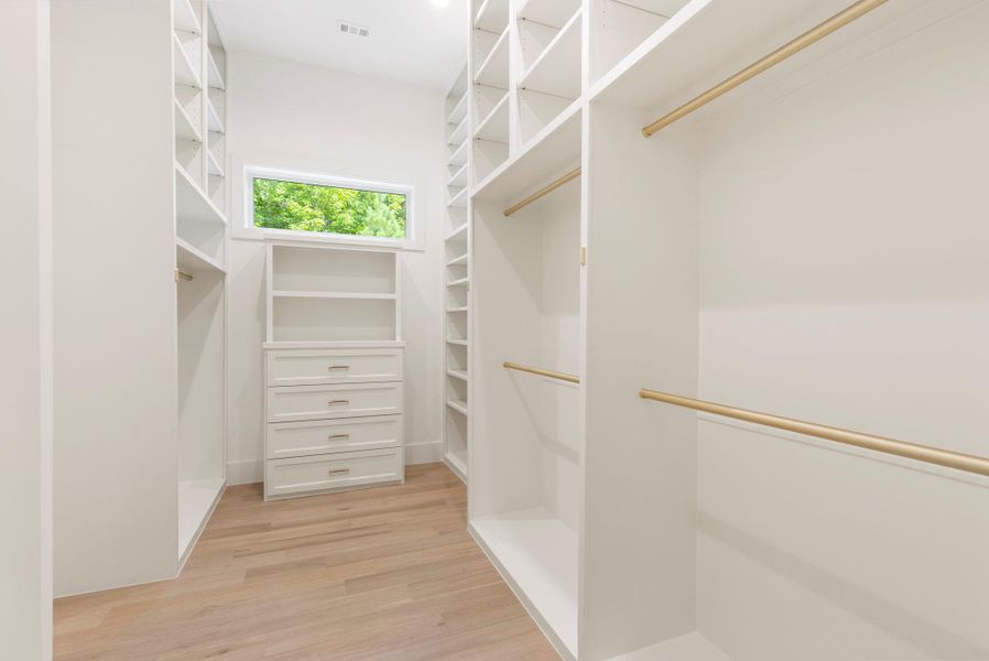 His closet