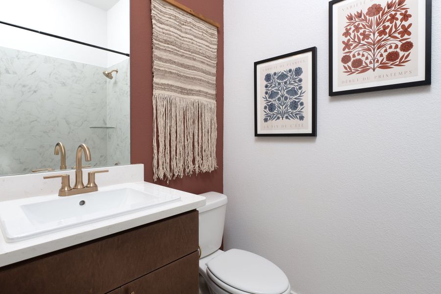 Representative furnished interior of a home built from the Mila by Tri Pointe Homes in The Meadows, Denton (Image 5). Representative furnished interior of a home built from the Mila by Tri Pointe Homes in The Meadows, Denton (Image 5).