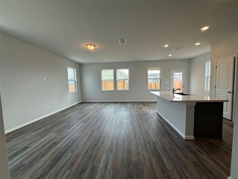 Family Room & Kitchen