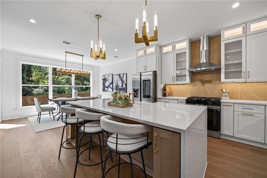 Furnished interior view inside a new home in , Hoschton (Image 46).