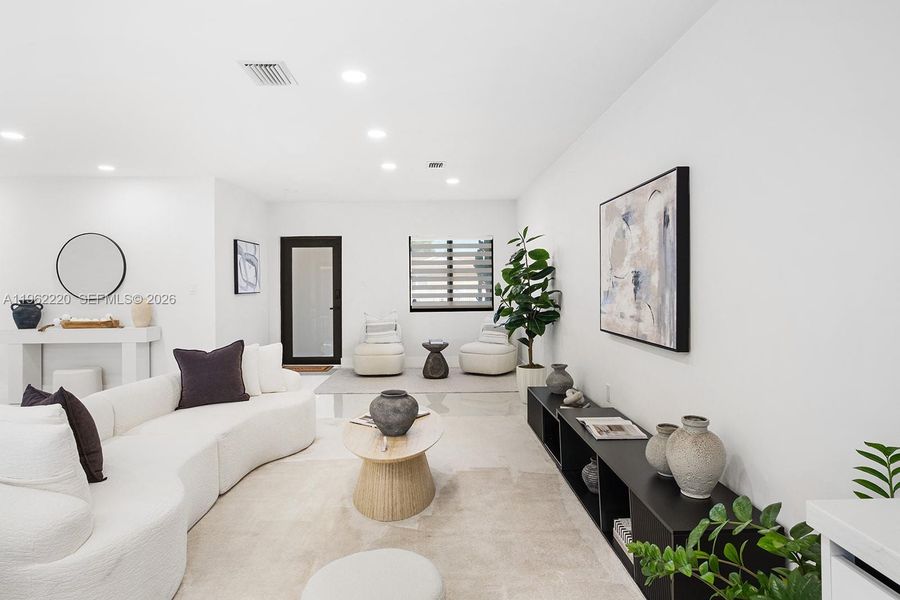 Furnished interior view inside a new home in , Miami (Image 30). Furnished interior view inside a new home in , Miami (Image 30).