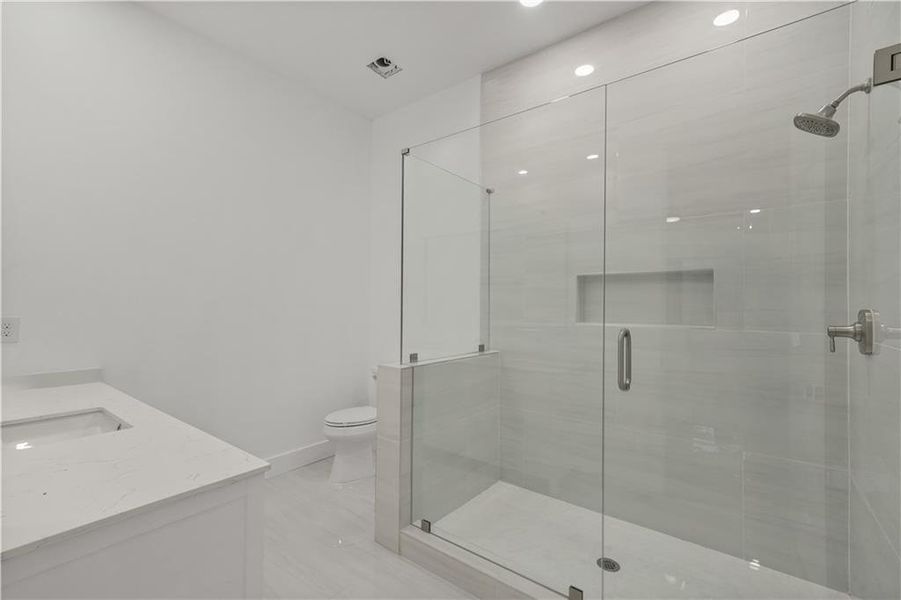 Furnished interior view inside a new home in , Atlanta (Image 19). Furnished interior view inside a new home in , Atlanta (Image 19).