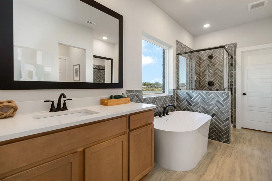 7011 Alamo Estates - Model - Lubbock - Primary Bathroom 7011 Alamo Estates - Model - Lubbock - Primary Bathroom