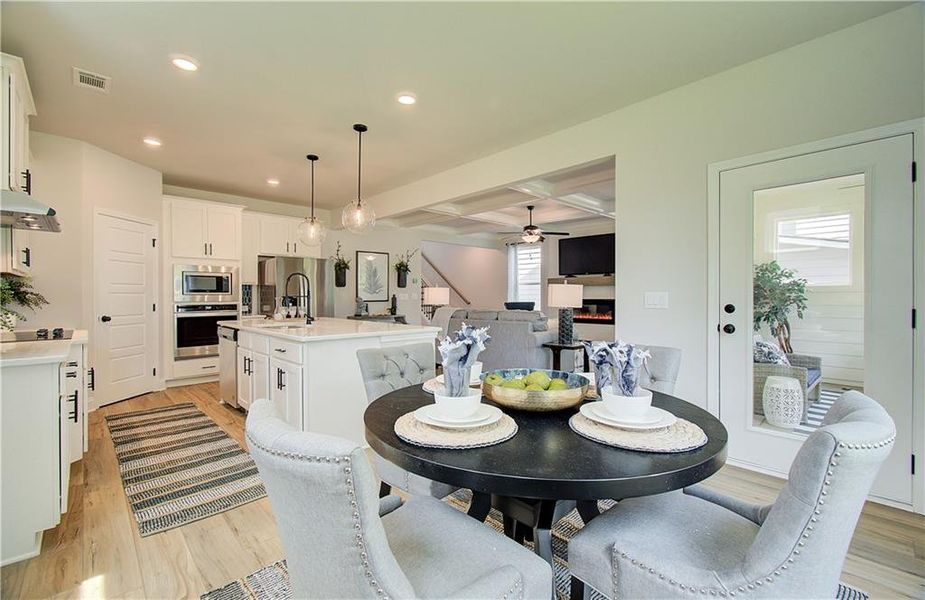 Furnished interior view inside a new home in Kentmere, Auburn (Image 6).