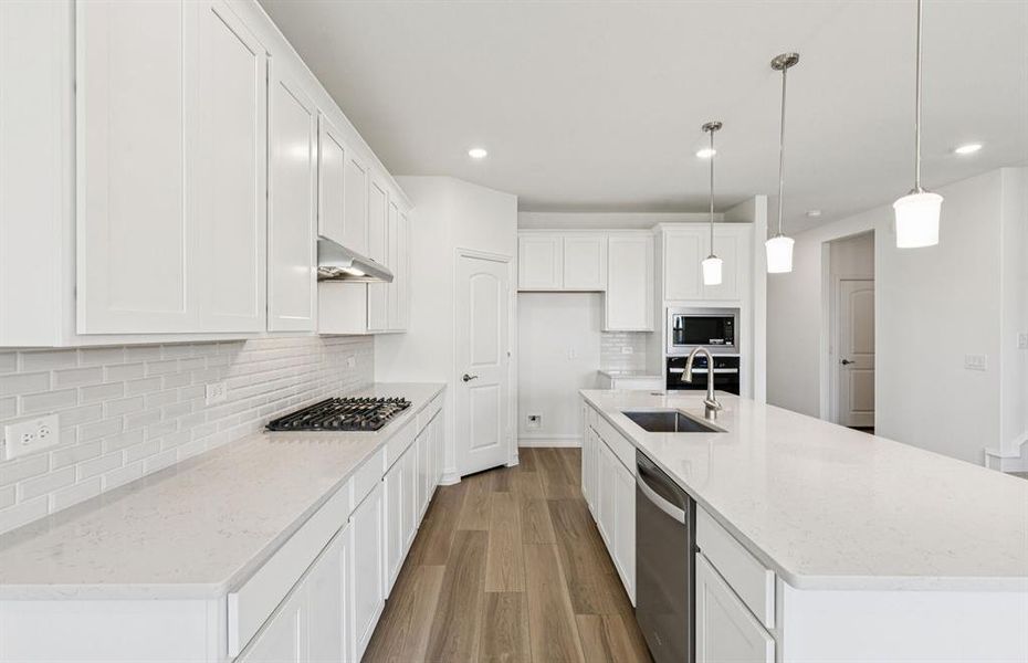 Kitchen with ample cabinet space Kitchen with ample cabinet space