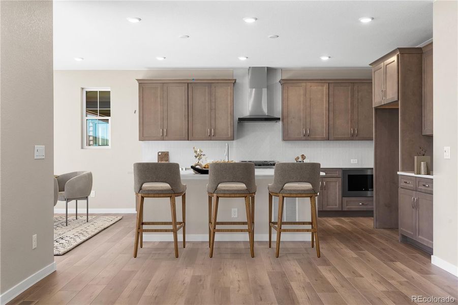 Furnished interior view inside a new home in Harmony at Solstice, Littleton (Image 8).