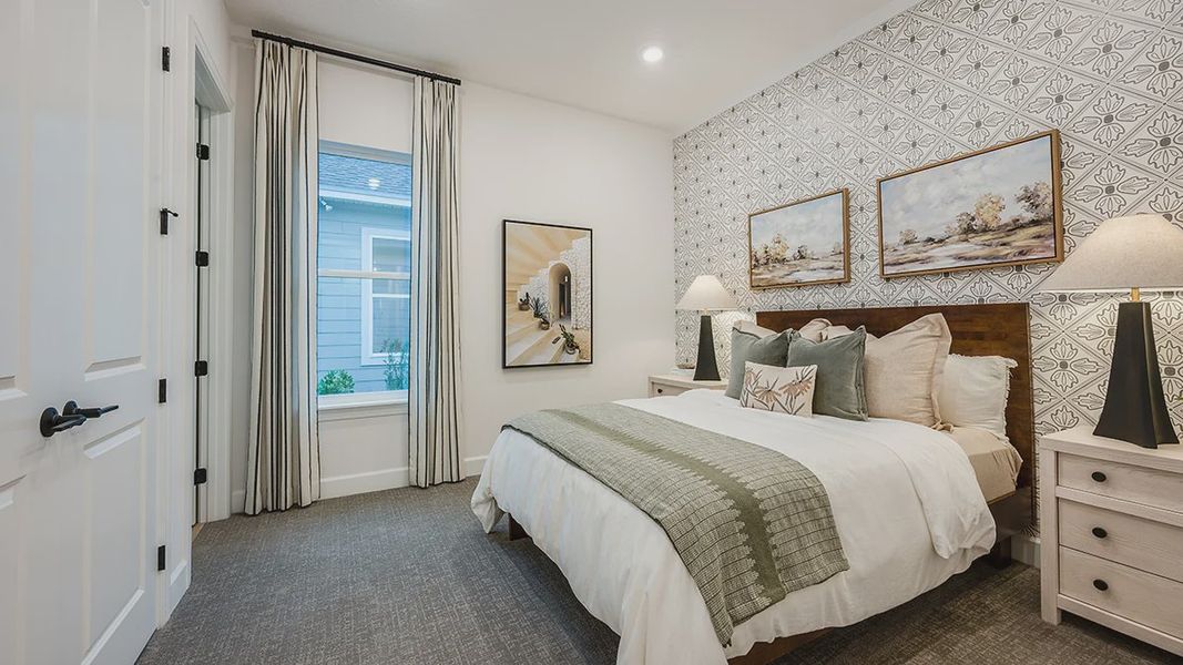 Representative furnished interior of a home built from the Marino by Taylor Morrison in Esplanade at St. Marys, St. Marys (Image 11).