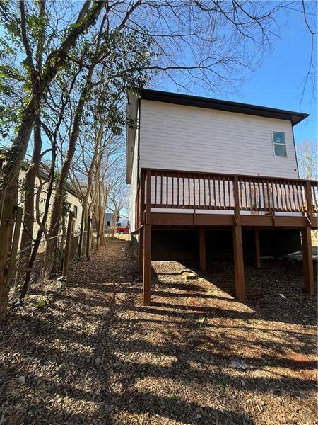 Exterior details and patio area of a home in , Atlanta (Image 10).