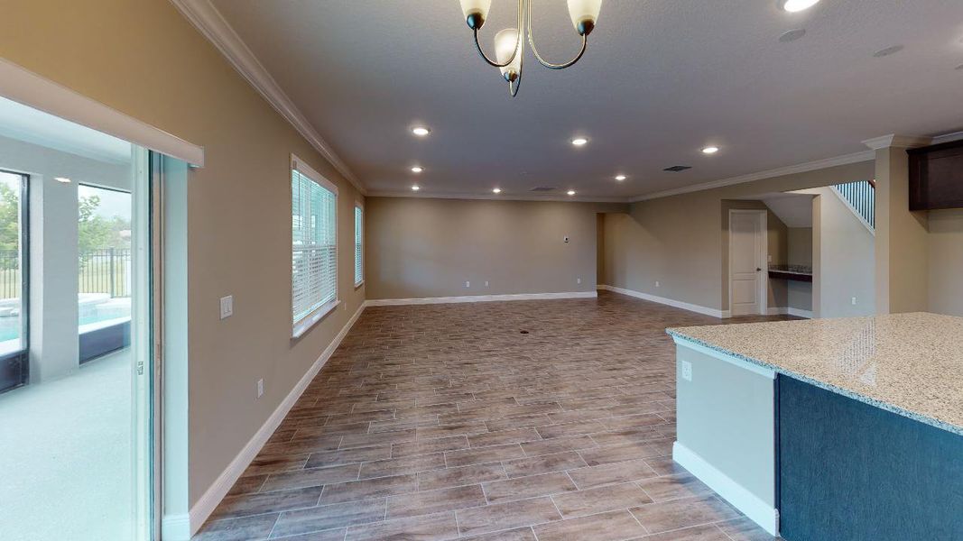 Representative unfurnished interior of a home built from the Westfield by Maronda Homes in Coastal Communities, Edgewater (Image 12).