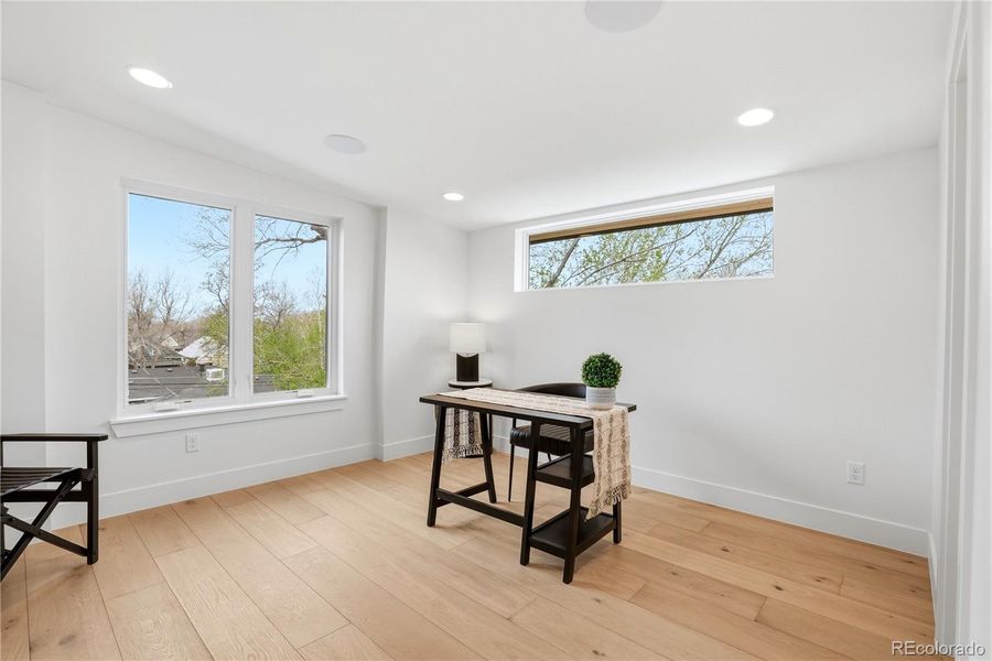 Furnished interior view inside a new home in , Denver (Image 43).
