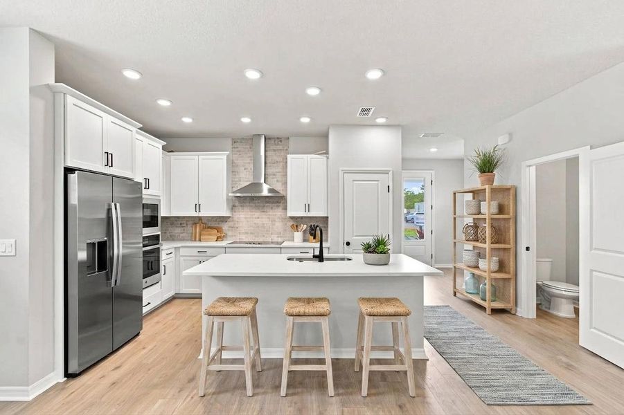 Furnished interior view inside a new home in Palmeras at Crossprairie – The Magnolia Collection, St. Cloud (Image 6).