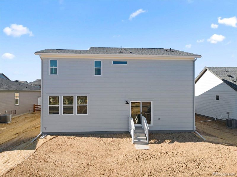 Exterior details and patio area of a home in Talon Pointe, Thornton (Image 3).