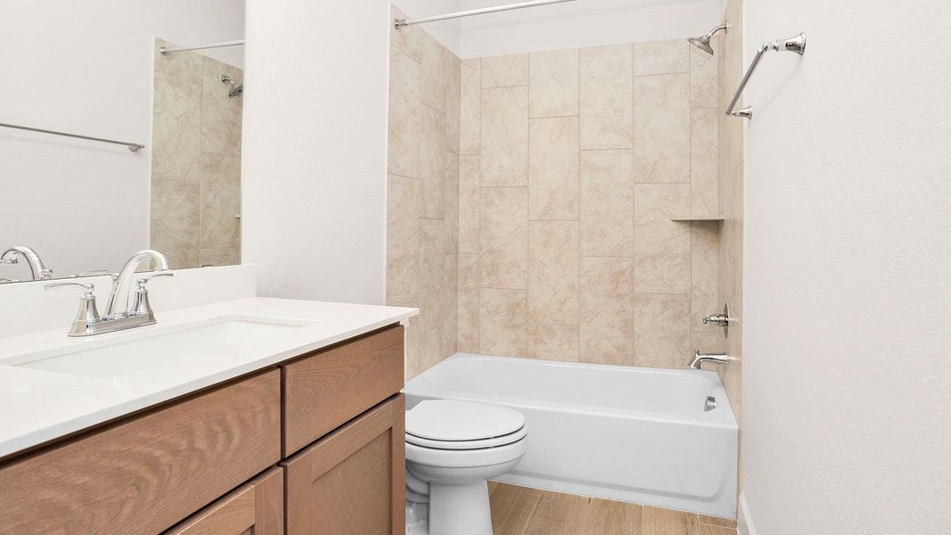 Furnished interior view inside a new home in Colton 55', Montgomery (Image 11).