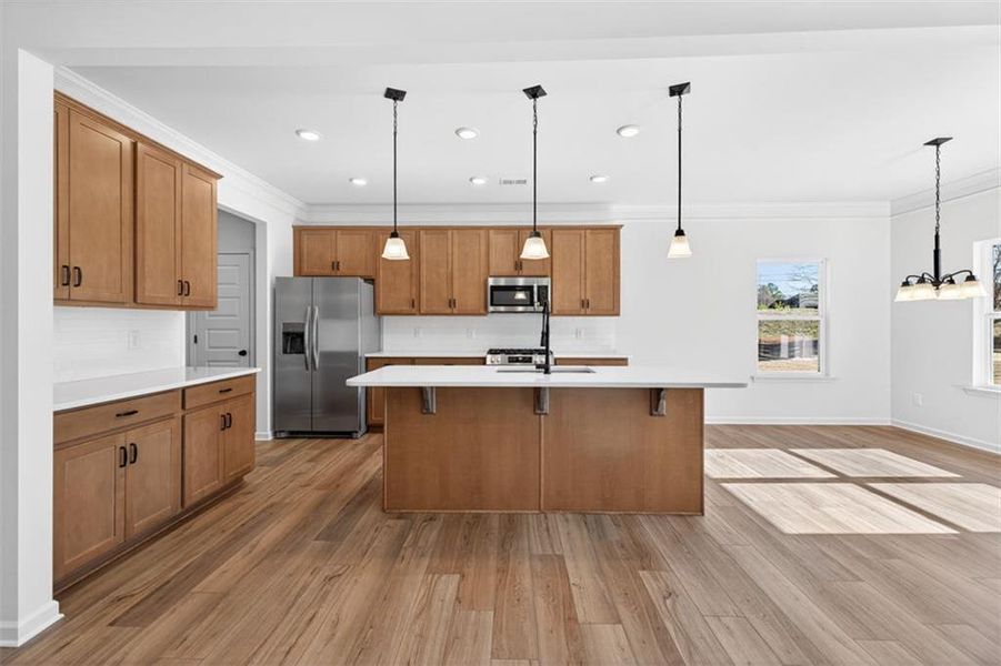 Furnished interior view inside a new home in Jones Ridge, Dallas (Image 7).