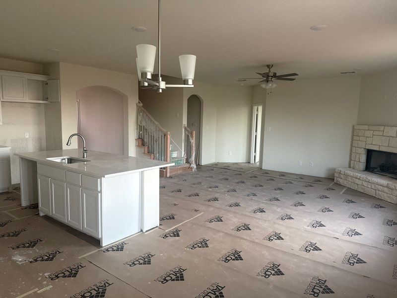 In-progress construction of a new home in Covenant Springs, Springtown, TX (Image 6). In-progress construction of a new home in Covenant Springs, Springtown, TX (Image 6).