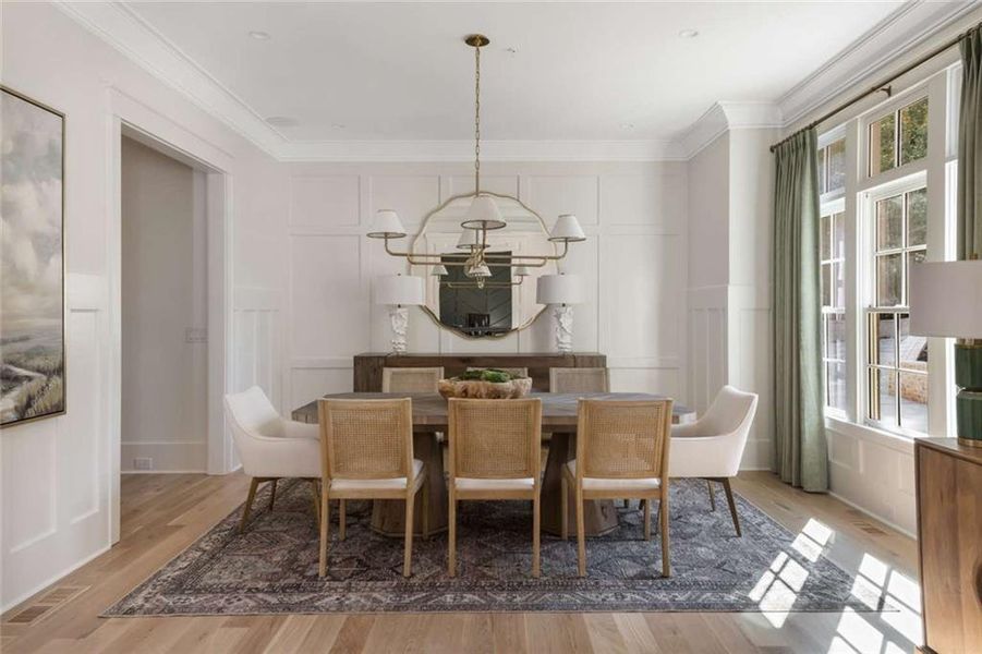 Furnished interior view inside a new home in , Alpharetta (Image 17). Furnished interior view inside a new home in , Alpharetta (Image 17).