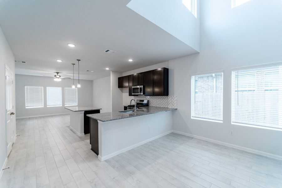 Furnished interior view inside a new home in Briarwood, Elgin (Image 3).