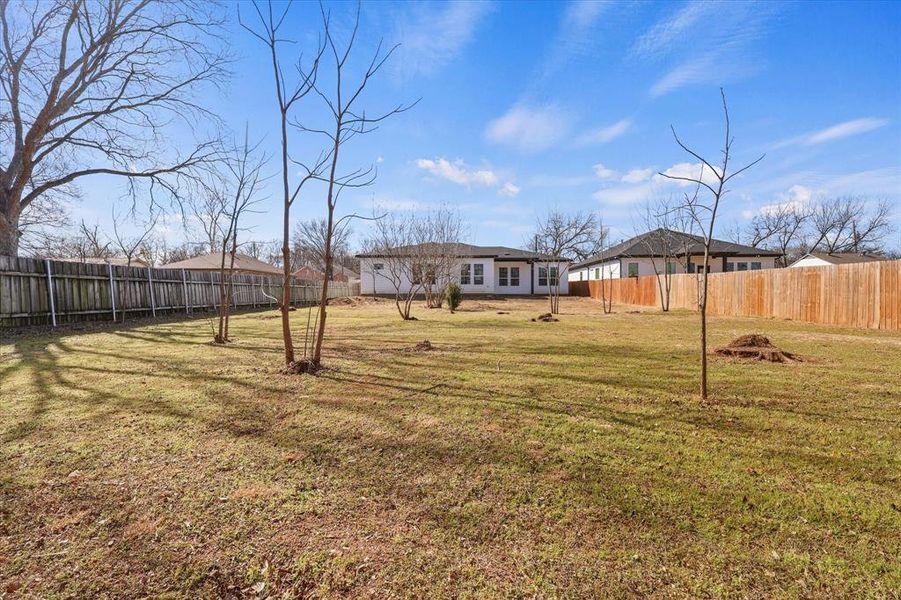 Exterior details and patio area of a home in , Dallas (Image 3). Exterior details and patio area of a home in , Dallas (Image 3).